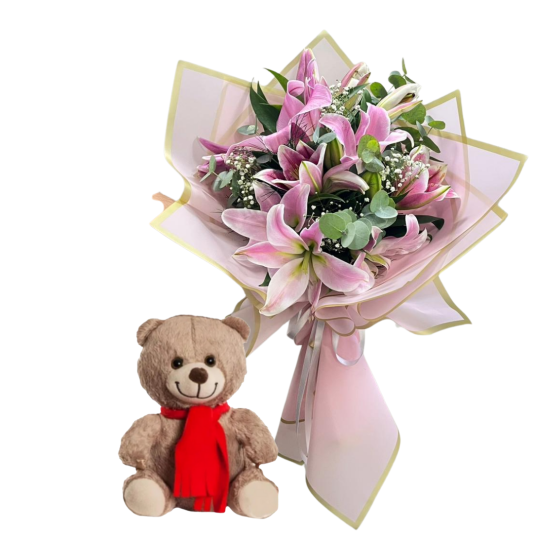 Pembe Peluş Ayıcık