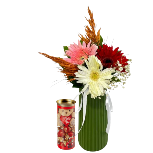 Çikolatalı Gerbera Çikolatalı Gerbera