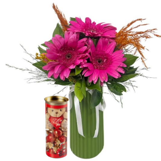 Çikolatalı Gerbera Lezzeti Çikolatalı Gerbera Lezzeti