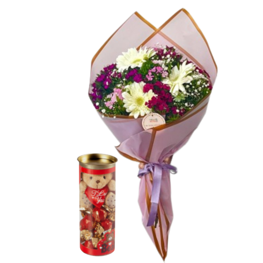 Çikolatalı Gerbera