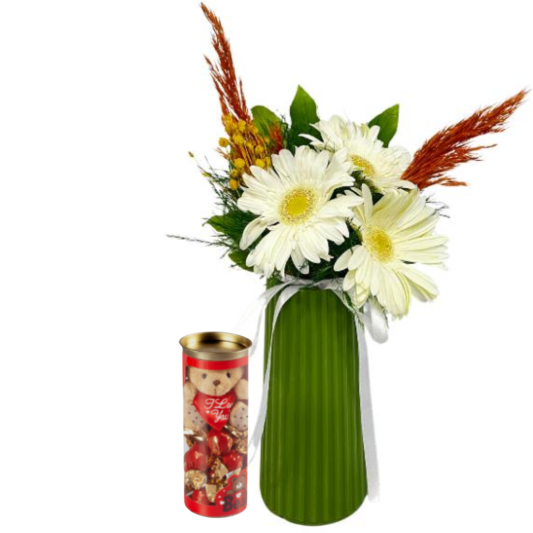 Çikolatalı Gerbera Çikolatalı Gerbera