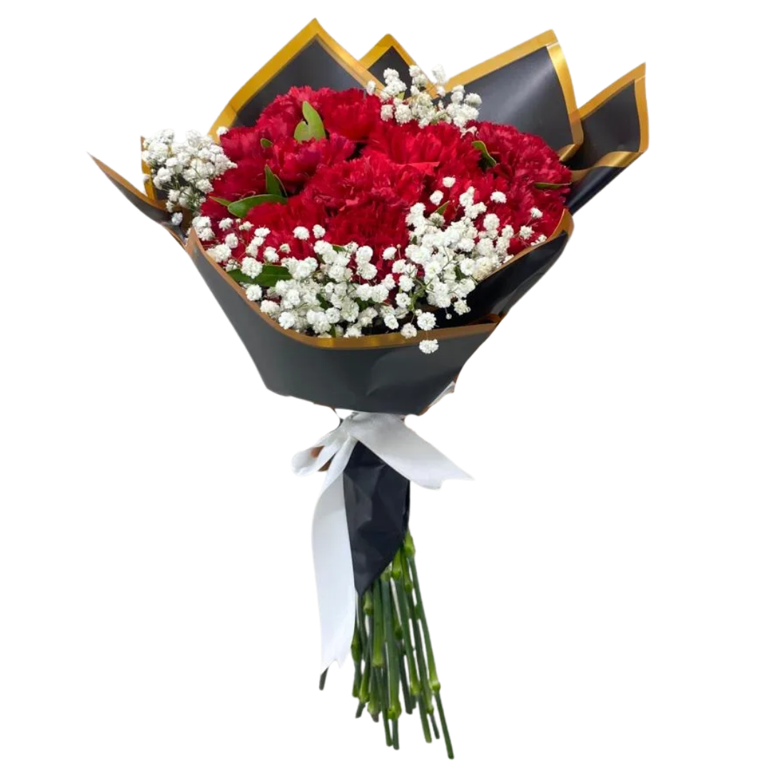 Kırmızı Karanfil Buketi