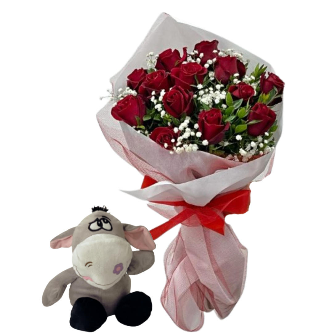 Peluş Eşeğin Gülü