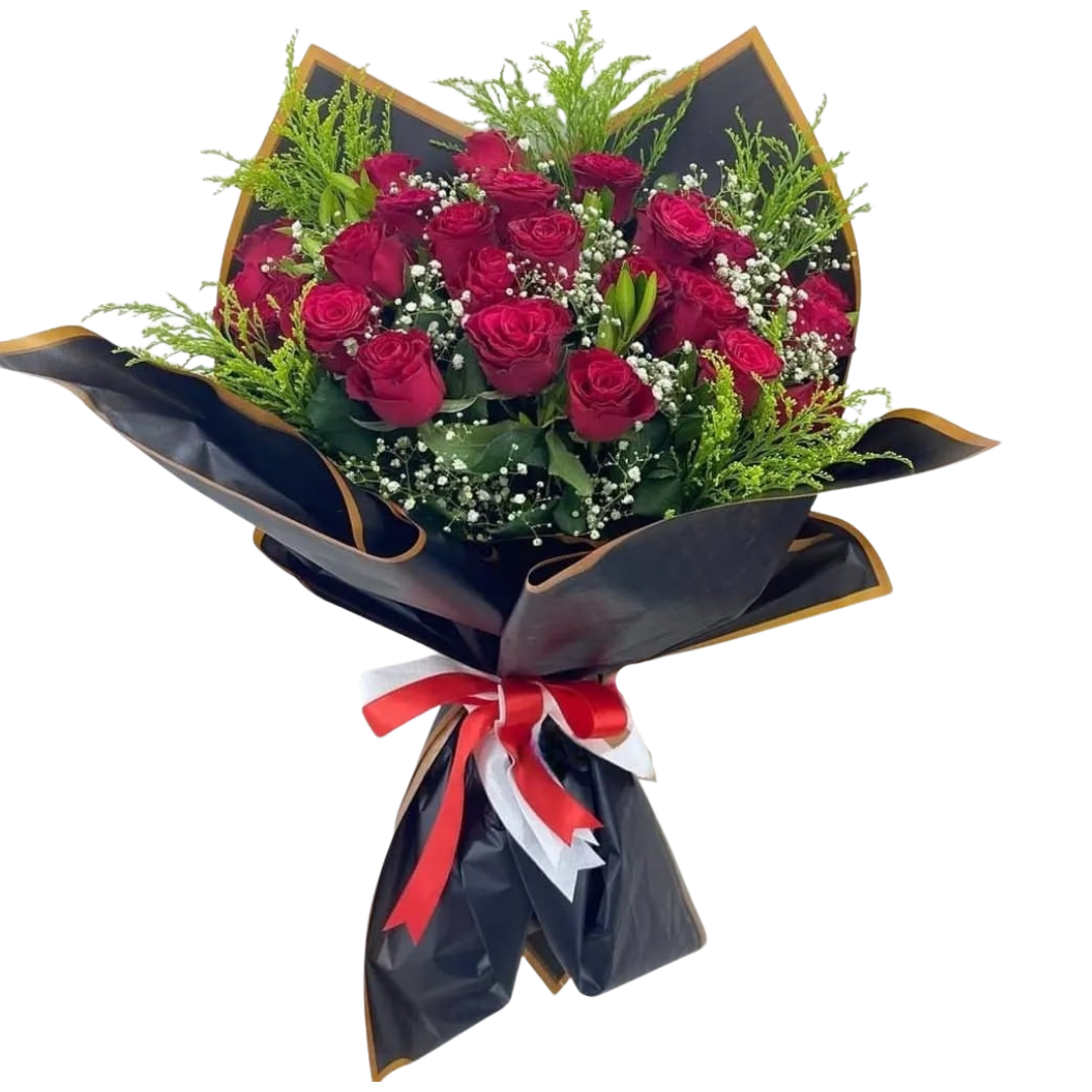 Kırmızı Güller Aşk Buketi