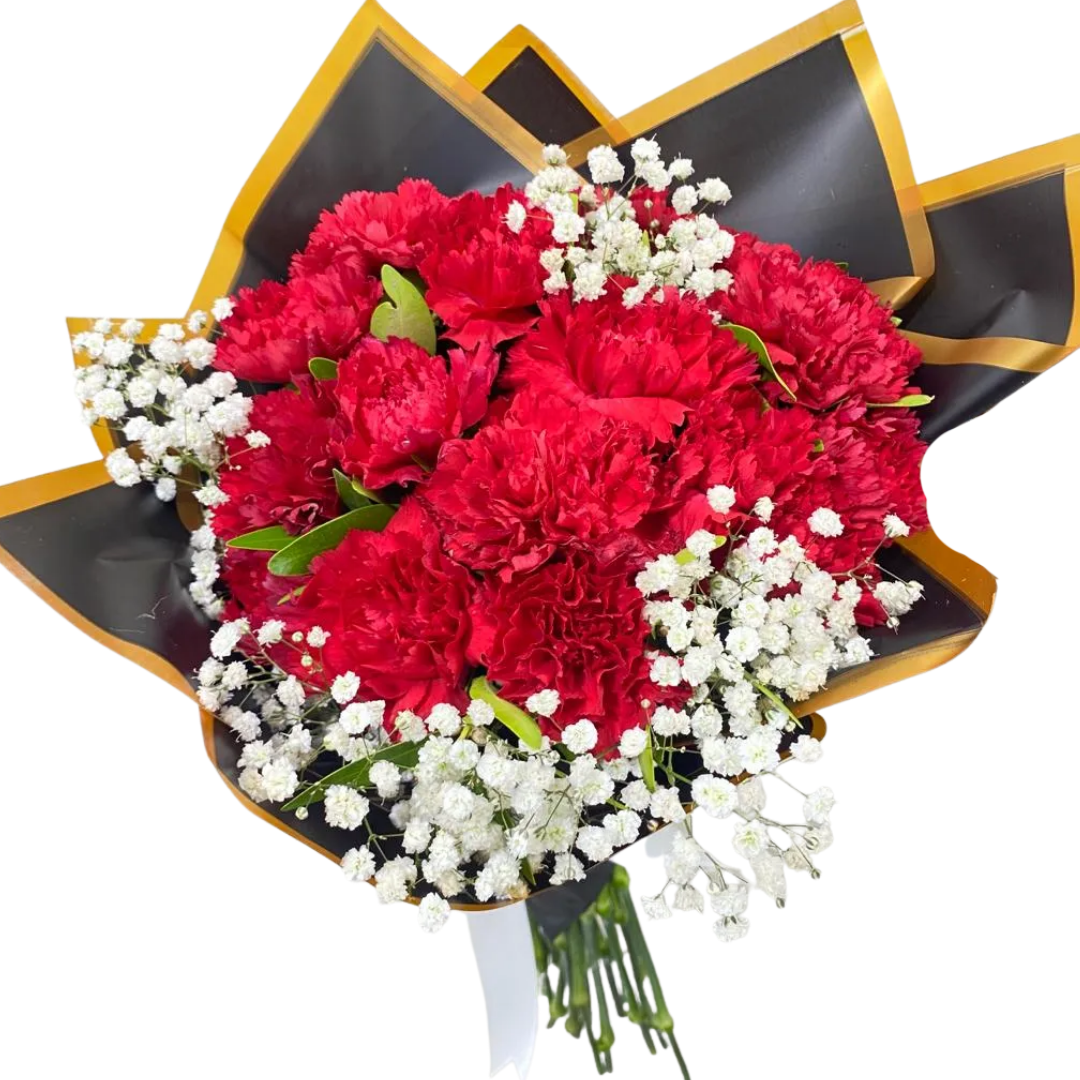 Kırmızı Karanfil Buketi