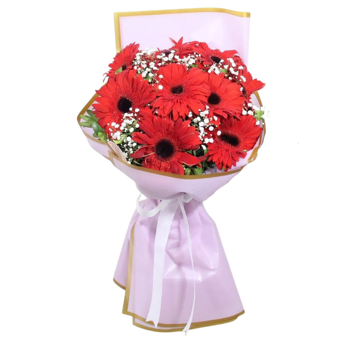 Kırmızı Gerbera Buketim