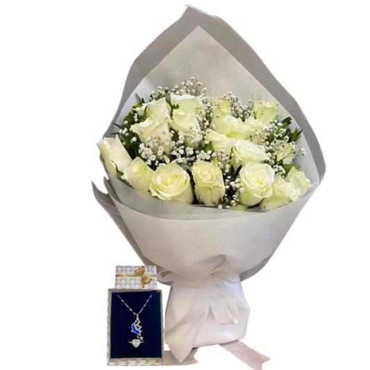 Tatlı Beyaz Ay Buketi 