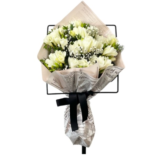 Beyaz Frezya Buketi