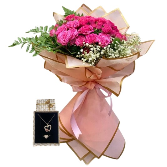 Kalpten Gelen Pembe Gül