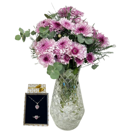 Pembe Pandoralı Kasımpatı 