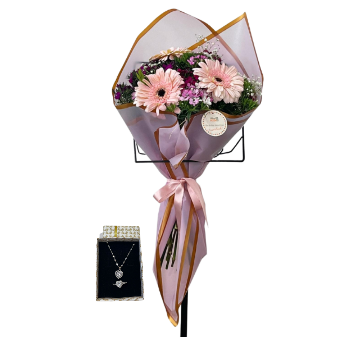 Pembe Buket Mutluluğu