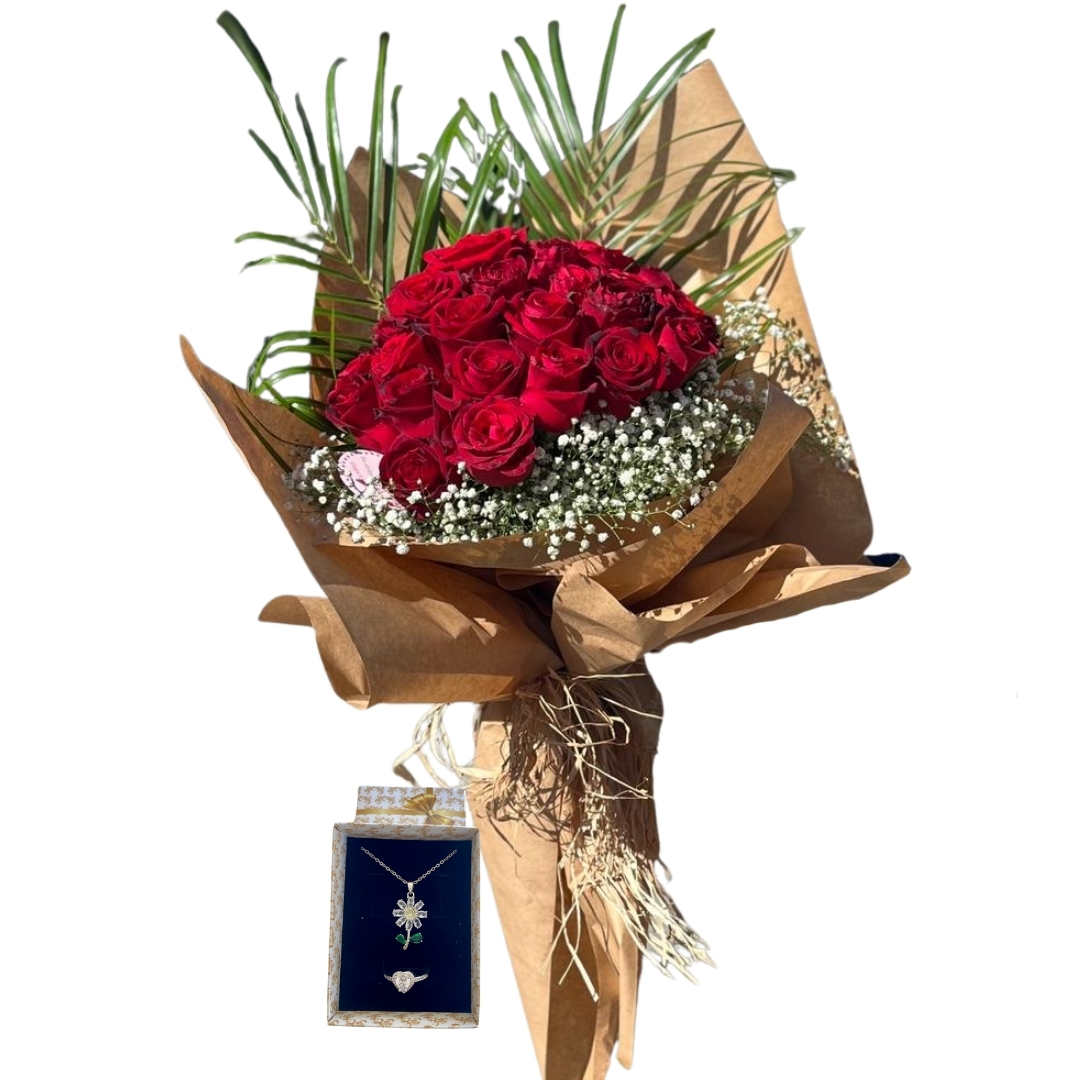 Güllerin Arasında Parlayan Papatya