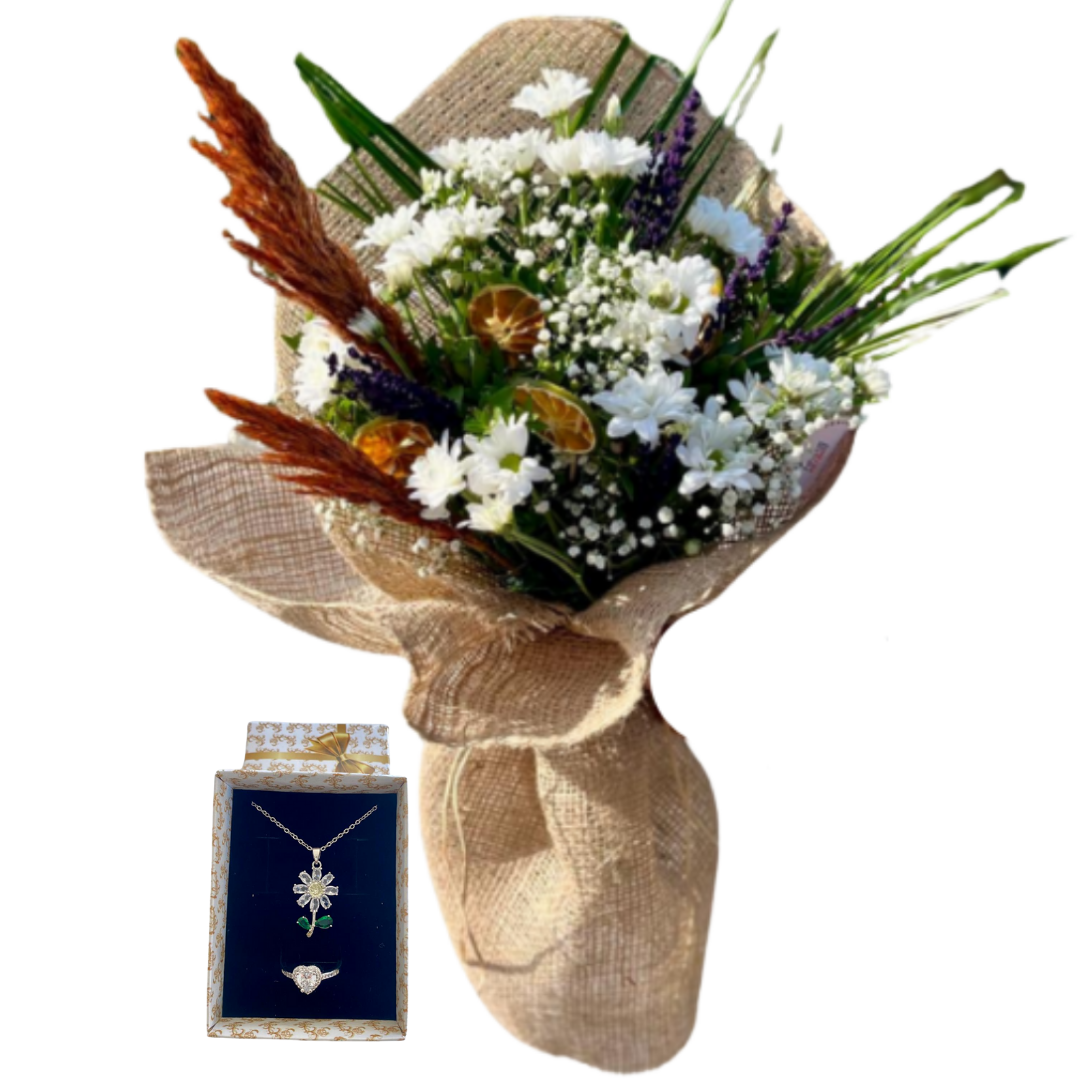 Papatya Rüzgârı Buketi