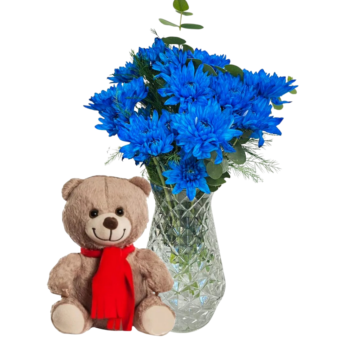 Mutlu Ayıcıklı Mavi