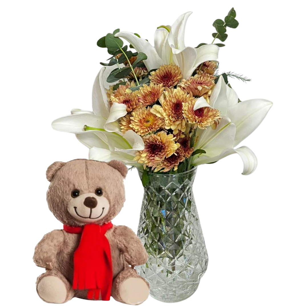 Kremrengi Kasımpatıyla Ayıcık