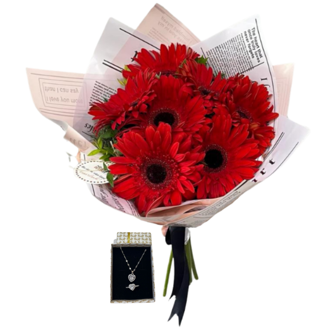 Gerberaya Gazete Dokunuşu