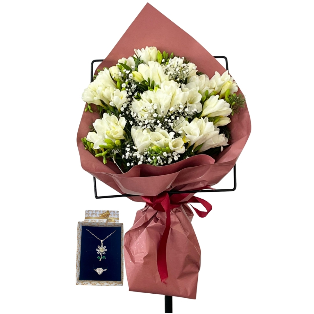 Papatyanın Frezya Buketi