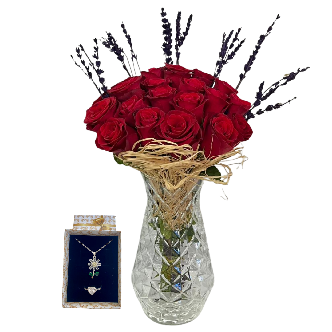 Kırmızının Yanındaki Papatya 