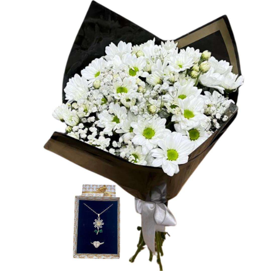 Doğal Işıltılı Papatya