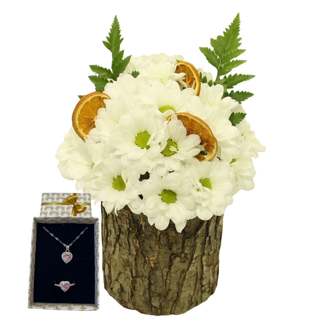 Papatyalı Portakal Buketi