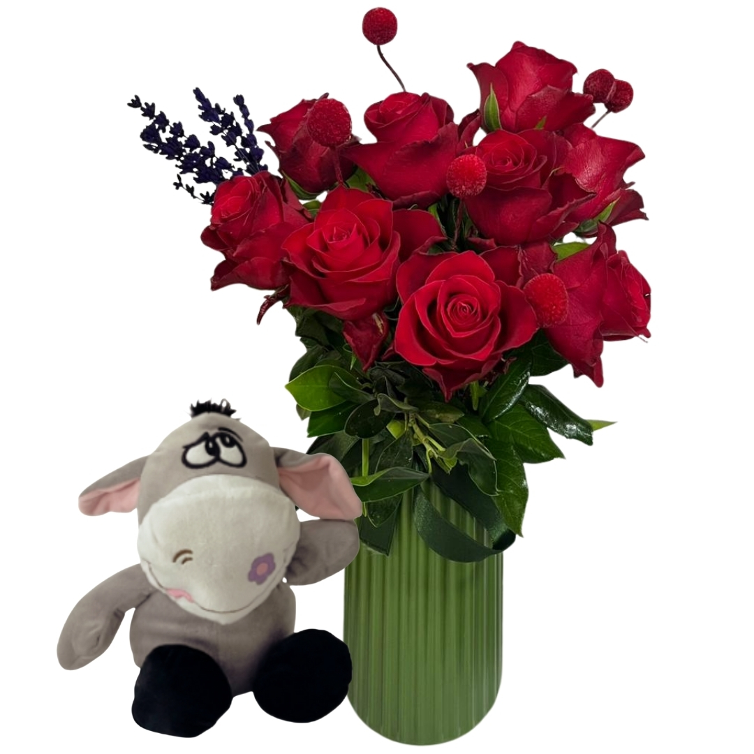 Peluş Eşeğin Gülü