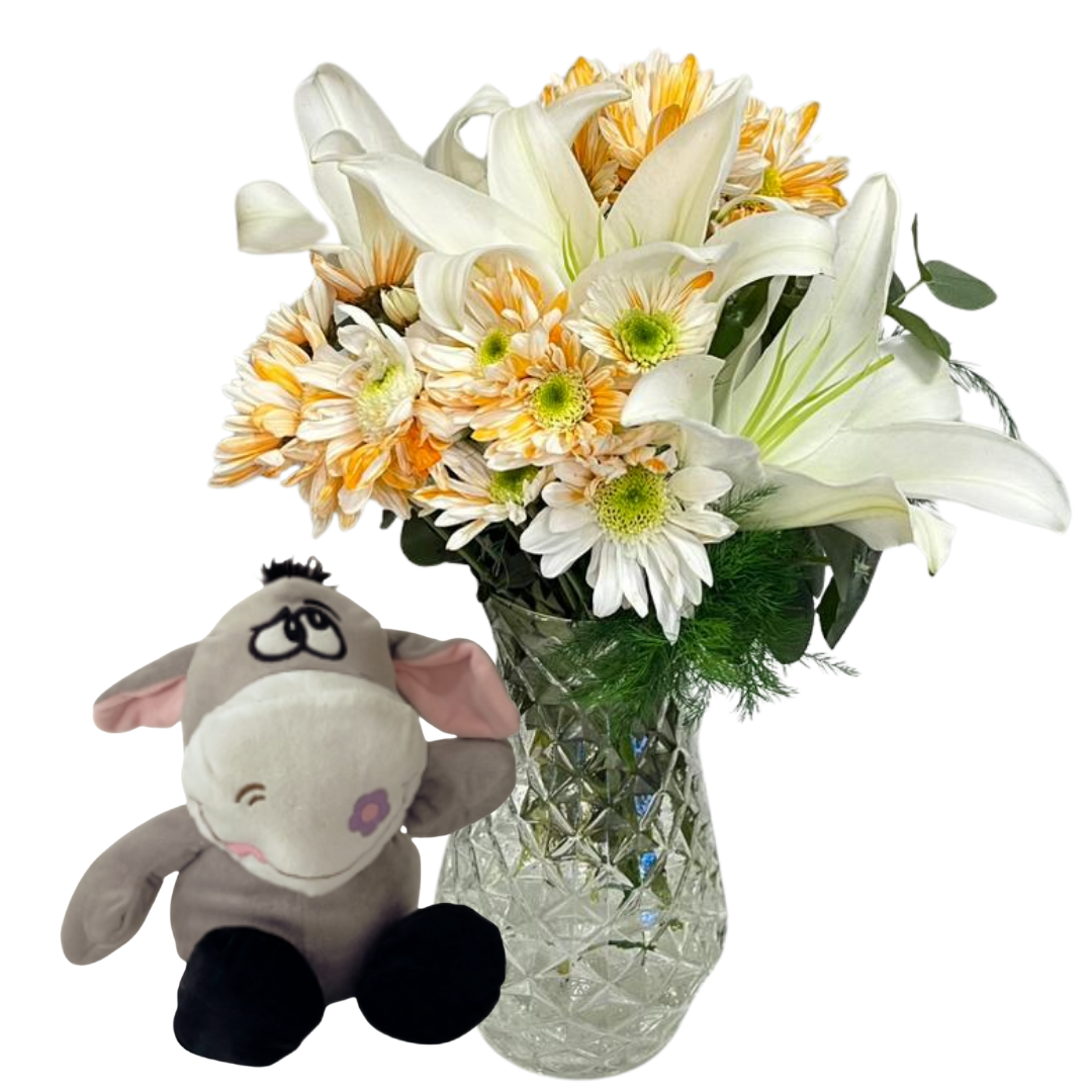 Peluş Eşekli Turuncu