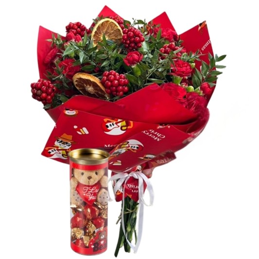 Tatlı Kırmızı Yılbaşı Harmanı