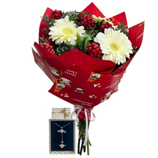 Kırmızı Beyaz Kanat Buketi