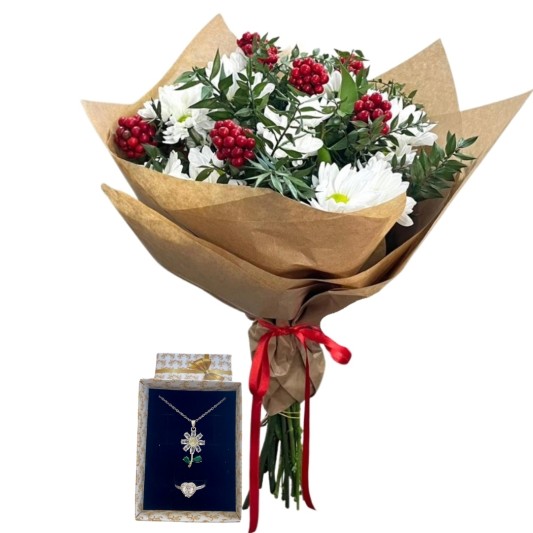 Zarif Papatya Buketi