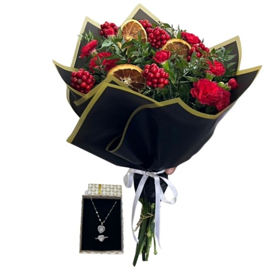 Kış Alevi Işıltısı Buketi