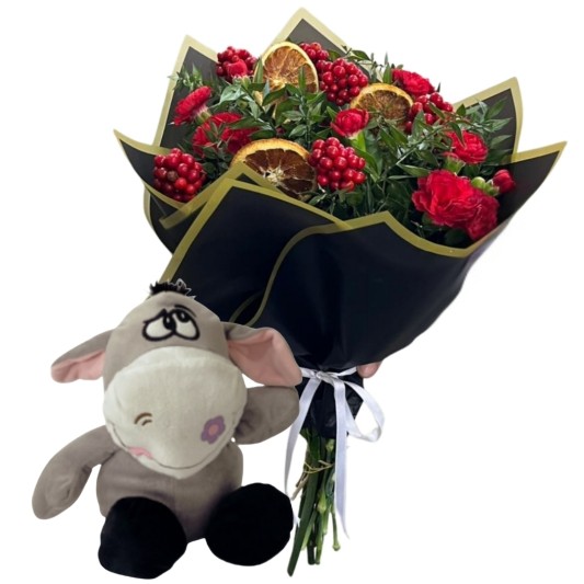 Tatlı Sürpriz Peluş Eşek