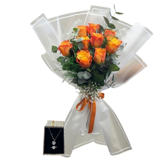 Turuncu Güllerin Beyaz Işığı