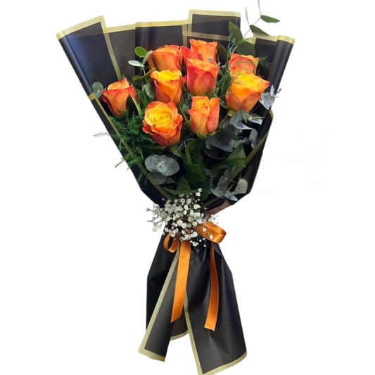 Turuncu Alev Buketi