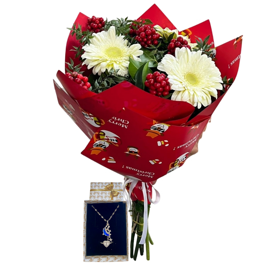 Kırmızı Beyaz Gece Işıltısı