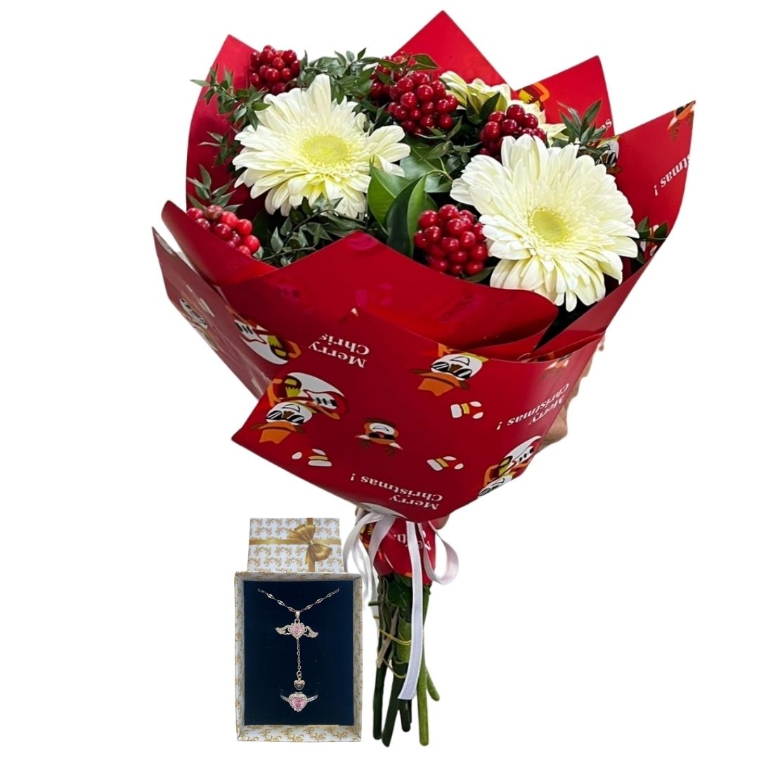 Kırmızı Beyaz Kanat Buketi