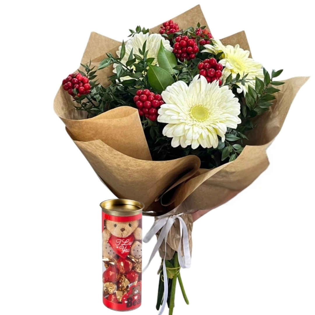 Ayıcıklı Tatlılık Buketi