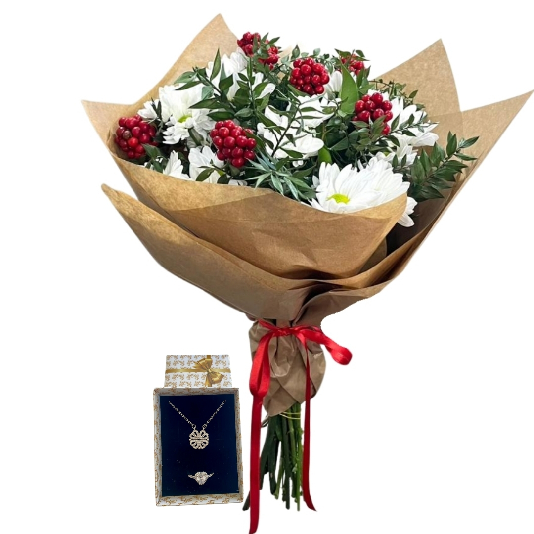 Dört Yapraklı Dilek Buketi