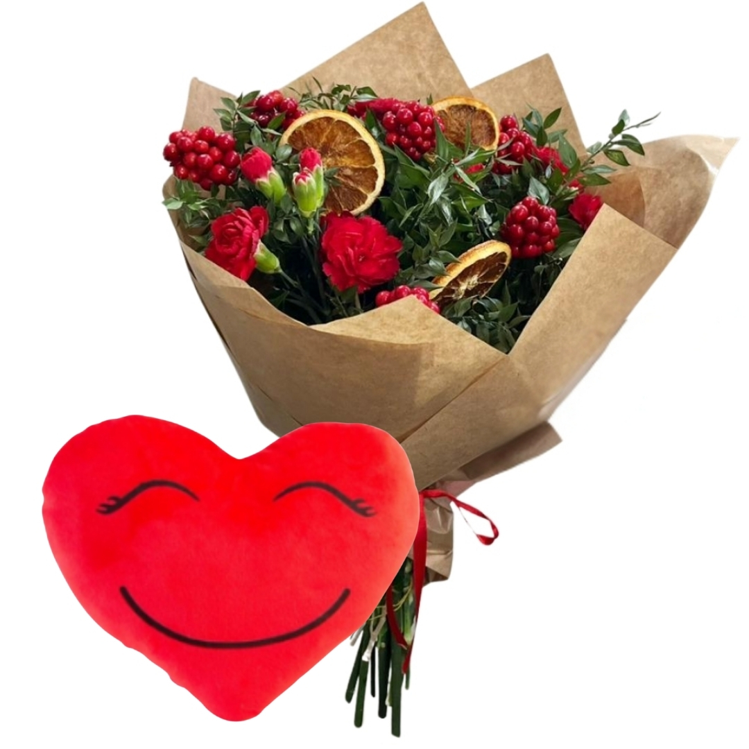 Kalp Kırmızısı Kokina Buketim