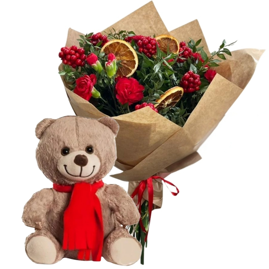 Sevimli Arkadaşlı Kırmızı Kokina