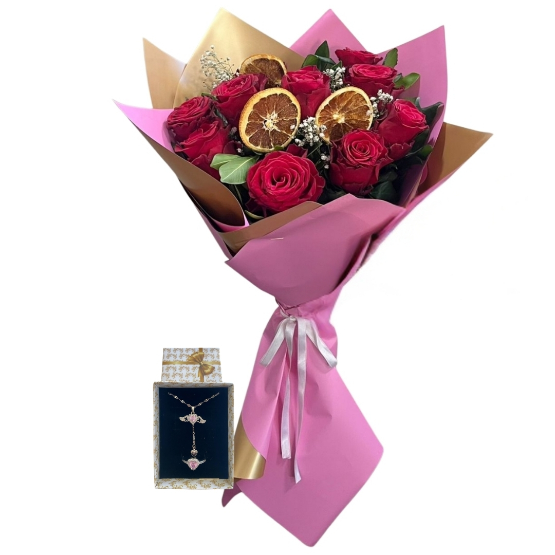 Pembe Melek Parıltısı Buketi