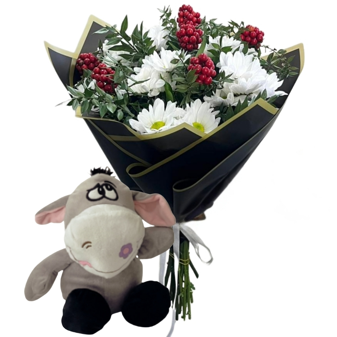 Kış Masalı Siyah Zarafeti