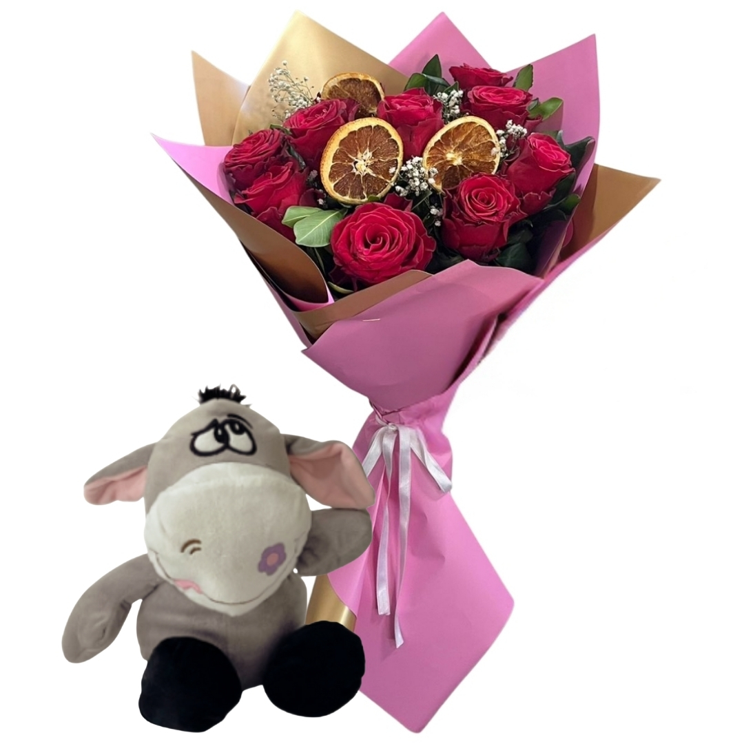 Eşekli Kırmızı Gül Harmanı