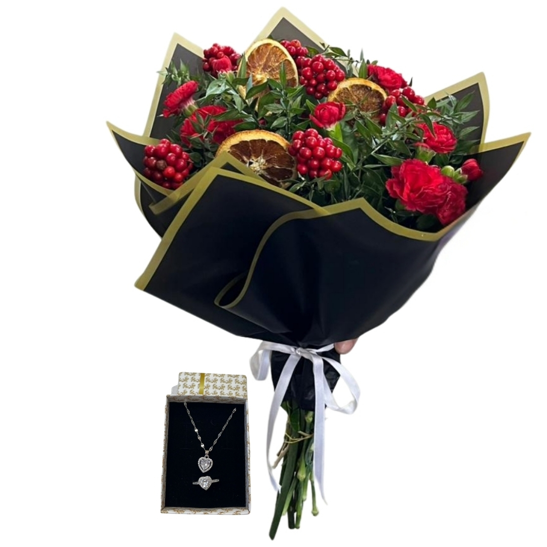 Kış Alevi Işıltısı Buketi