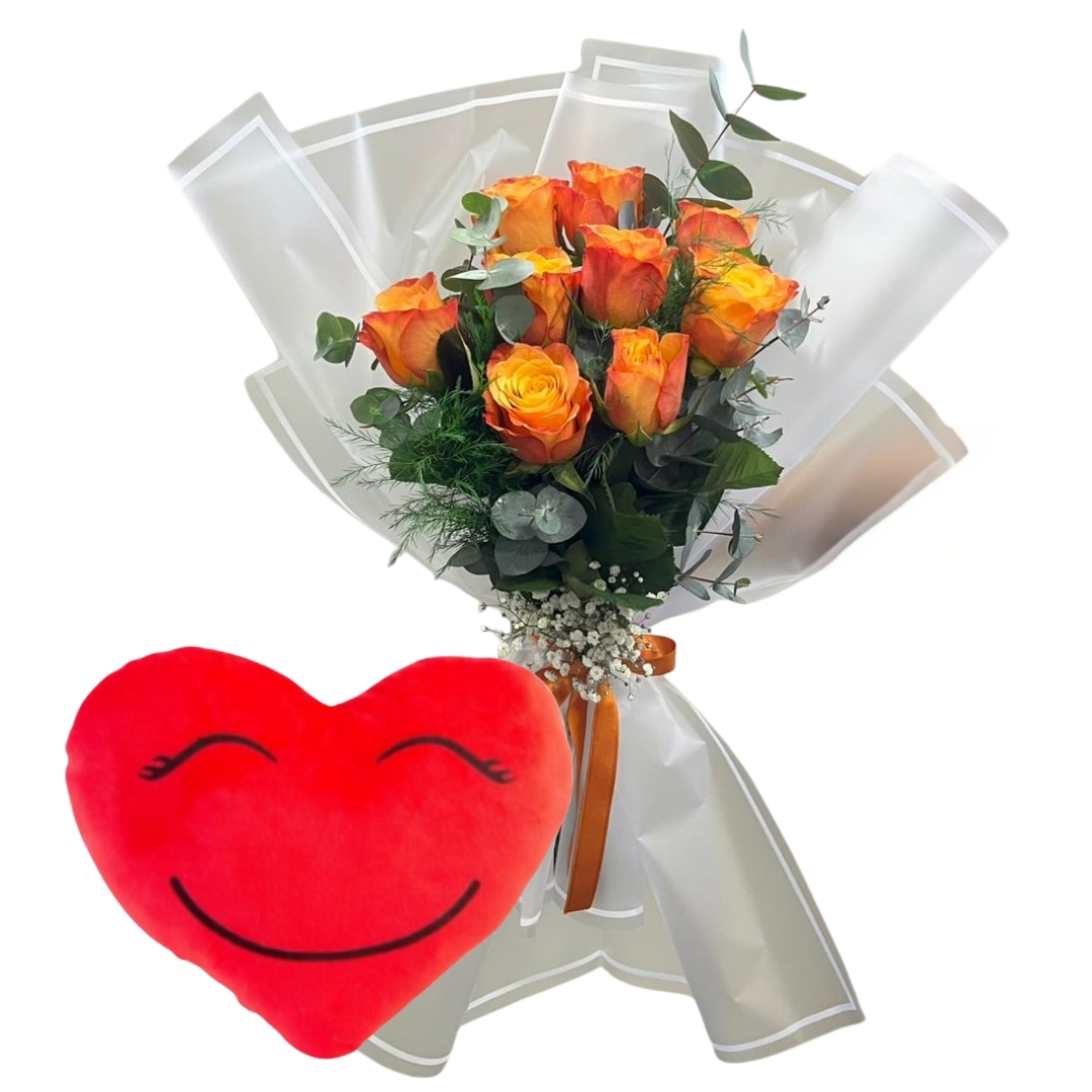Kalbin Sıcak Turuncu Buketi