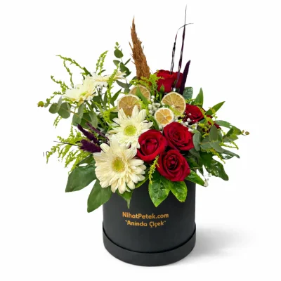 Kırmızı Gül ve Gerbera Aranjmanım