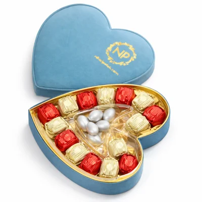 Mavi Kadife Aşk Kutusu