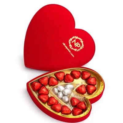 Kalbimde Sen &ndash; Premium Kalp Çikolata Kutusu