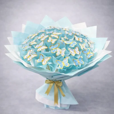 Gökyüzü Kelebekleri Buketi