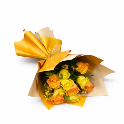 Güneş Dokunuşu Gül Buketi