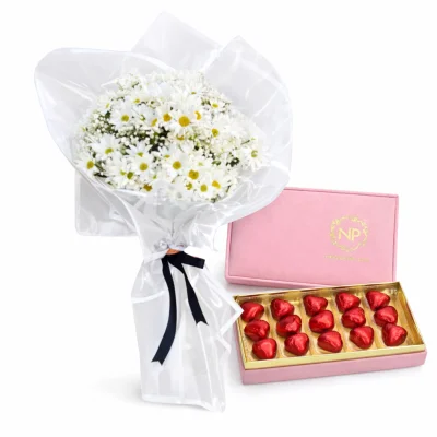 Pembe Premium Papatya Seti